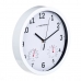 Стенен часовник Esperanza EHC016W Бял Cтъкло Пластмаса 25 cm
