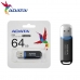 USB стик Adata C906 Черен Многоцветен 64 GB