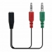 Kabel Jack (3,5 mm) till Audio + Micro PcCom Essential