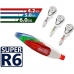 Korrigeringstejp Office Box SUPER R6 6 m 4,2 mm Reservdel Röd (24 antal)