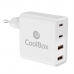 Cable USB CoolBox COO-CUAC-100P Blanco