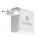 USB-kábel CoolBox COO-CUAC-100P Fehér