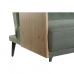 Sofá Cama DKD Home Decor 203 x 87 x 81 cm Negro Metal Marrón Verde