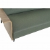 Sofá Cama DKD Home Decor 203 x 87 x 81 cm Negro Metal Marrón Verde