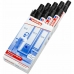 Permanente markeerstift Edding 3000 Zwart (10 Stuks)