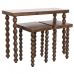 Console Home ESPRIT Dark brown Mango wood 102 x 35 x 73 cm (3 Pieces)