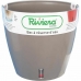 Vaso Autoirrigante Riviera Con riserva d'acqua Taupé polipropilene Rotondo Ø 36 x 33 cm