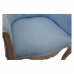 Poltrona DKD Home Decor Azul Poliéster Madeira (58 x 56 x 69 cm)