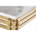 Console DKD Home Decor White Golden Metal Marble 120 x 40 x 81,5 cm