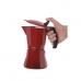 Italiaanse Koffiepot JATA HCAF2012      * Rood Aluminium (12 Koppar)