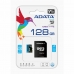 Mikro SD atminties kortelė su adapteriu Adata Premier 128 GB