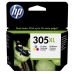 Tinteiro de Tinta Original HP Cartucho de tinta Original HP 305XL de alta capacidad tricolor