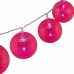 LED guirlande 6 x 6 x 200 cm Pink (18 enheder)