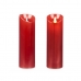 Candela LED Acorde L-Y8025-YBH-R Rosso 8 x 8 x 25 cm (12 Unità)