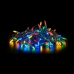 Wreath of LED Lights Multicolour 900 x 10 x 2 cm (12 Units)