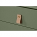 Consola Home ESPRIT Verde Poliuretano Madeira MDF 120 x 35 x 90 cm