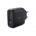 Sienas Lādētājs + USB Kabelis-C Trust Maxo Melns 65 W