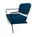 Siège DKD Home Decor Bleu Métal 62 x 76 x 76 cm 55,5 x 72 x 71 cm