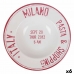 Pastaskål Santa Clara Milano Rød Porcelæn Ø 28 cm (6 enheder)