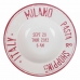 Pastaskål Santa Clara Milano Rød Porcelæn Ø 28 cm (6 enheder)