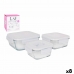 Conjunto de 3 Lancheiras LAV Cristal (8 Unidades) (3 pcs)