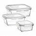 Set 3 Lunchboxen LAV Kristal (8 Stuks) (3 pcs)