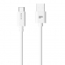 Cable USB-C a USB Silicon Power SP1M0ASYLK10AC1W Blanco 1 m