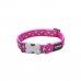 Hondenhalsband Red Dingo STYLE STARS LIME ON HOT PINK 31-47 cm