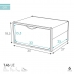 Caja apilable para zapatos Max Home Blanco 6 Unidades Polipropileno ABS 35 x 18,5 x 27 cm