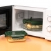 Lunchbox hermetisch Bidasoa Infinity karriert grün Gelb Glas 1,1 L