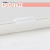 Organizador para o Armário de Cozinha Max Home Branco 2 Prateleiras 2 Unidades 37,5 x 25,5 x 19 cm