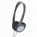 Casque audio Panasonic RPHT090EH Avec câble Argenté Noir Gris 16 Hz-22kHz