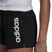 Naisten urheilushortsit Adidas Essentials Slim Musta