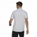 Polo a Maniche Corte Uomo Adidas Primeblue 3 Stripes Bianco