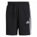 Vīriešu Sporta Šorti Adidas Essentials 3 Stripes Aeroready Melns