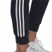 Lange Sporthose Adidas Essentials French Terry 3 Stripes Damen Dunkelblau