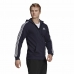 Sportsjakke til herrer Adidas Essentials French Terry 3 Mørkeblå