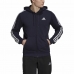 Vīriešu Sporta Jaka Adidas Essentials French Terry 3 Tumši zils