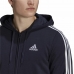 Pánská sportovní bunda Adidas Essentials French Terry 3 Tmavě modrá
