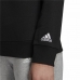 Sieviešu Sporta Krekls bez Kapuča Adidas Essentials Logo Melns