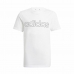 T-Shirt met Korte Mouwen voor kinderen Adidas Essentials Wit