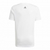 T-Shirt met Korte Mouwen voor kinderen Adidas Essentials Wit