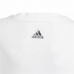 T-Shirt met Korte Mouwen voor kinderen Adidas Essentials Wit