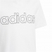 Děstké Tričko s krátkým rukávem Adidas Essentials Bílý