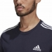 Maglia a Maniche Corte Uomo Essentials 3 bandas Adidas Legend Ink Azzurro Blu scuro