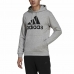 Ανδρικό Φούτερ με Κουκούλα Adidas  Essentials Fleece Big Logo Γκρι