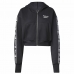 Chaqueta Deportiva para Mujer Reebok Tape Pack Full Zip Negro