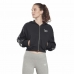 Chaqueta Deportiva para Mujer Reebok Tape Pack Full Zip Negro