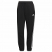 Pantalone Lungo Sportivo Adidas Essentials Studio Lounge Cuffed 3 Stripes Donna Nero