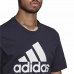 Camisola de Manga Curta Homem  Essentials Big Logo  Adidas Legend Ink  Azul